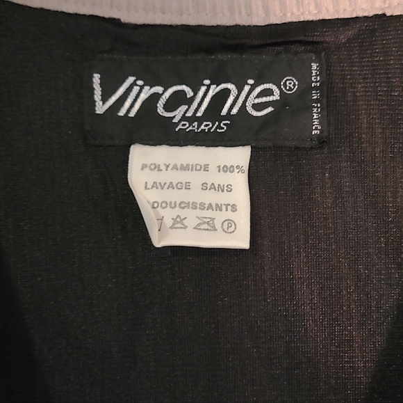 Vintage Euro Virginie Paris France Accordian Micro Pleats Floral Dress NWT - Picture 5 of 15